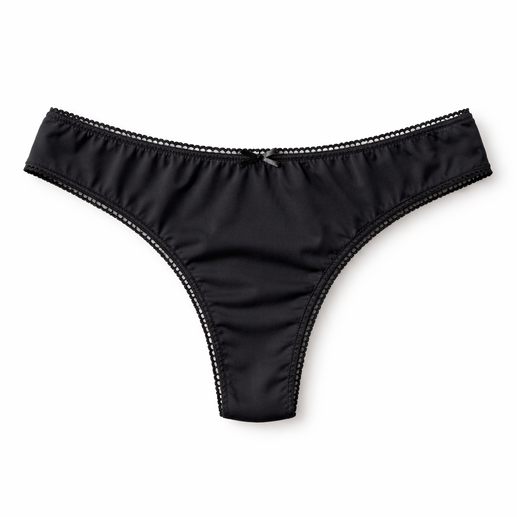 Black Cotton Undie